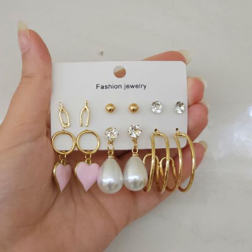 گوشواره Fashion Jewelry کد 1525 - خرید آنلاین از گالری آداس